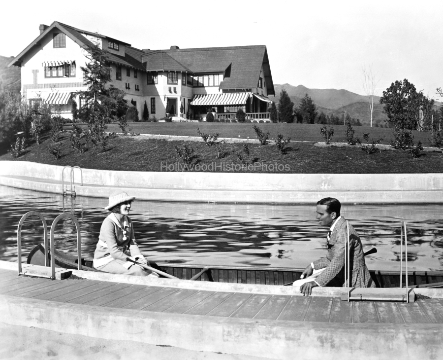Pickfair Estate 1923 Mary Pickford and Douglas Fairbanks wm.jpg